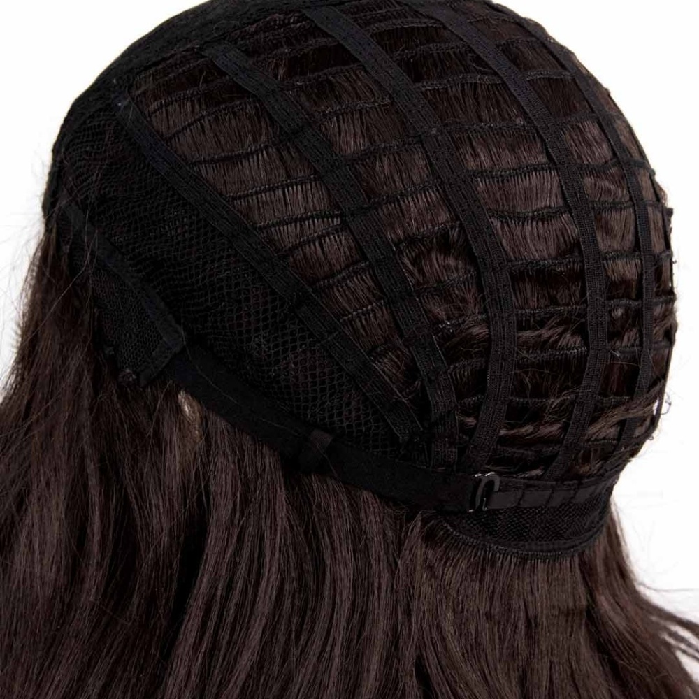 28" Dark Brown #4 Layered Wavy Wig | Miranda - Picture 6 of 6